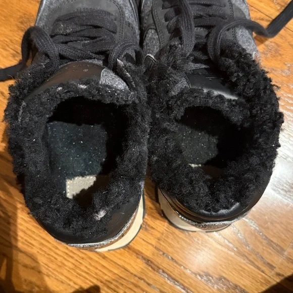 VOILE BLANCHE JULIA FUR SNEAKER BLACK SUEDE size 38 - Picture 11 of 14